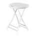 Folding Stool Lightweight Camp Stool Foldable Stool for Camping Picnic Beach white