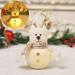 Ice Cold Decorations White Snowman Doll Decorations Old Man Light up Creative Dolls Christmas Decorations B_002