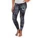 Women's Concepts Sport Black Vancouver Canucks Burst Tie Dye Knit Legging