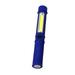 Multifunction COB LED Work Light Mini Pen Inspection Repair Flashlight Torch with Magnetic Base and Clip (Blue)