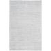 HomeRoots 514765 8 x 10 ft. White & Silver Striped Hand Woven Rectangle Area Rug