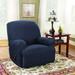 Sure Fit Stretch Suede T-Cushion Recliner Slipcover