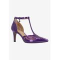 Wide Width Women's Lisha Pumps by J. Renee in Patent Purple (Size 13 W)