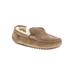 Wide Width Women's Callie Moc Slippers by LAMO in Chestnut (Size 6 W)