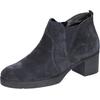 Ankleboots WALDLÄUFER "H-NADJA", Damen, Gr. 5 (38), blau (nachtblau), Veloursleder, elegant, Schuhe, mit Reißverschluss, H-Weite