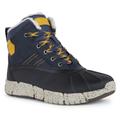 Winterboots GEOX "J FLEXYPER BOY B ABX" Gr. 35, blau (navy, gelb) Kinder Schuhe Stiefel Boots