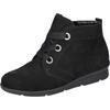 Schnürboots WALDLÄUFER "K-INGA", Damen, Gr. 9 (43), schwarz, Nubukleder, klassisch, Schuhe, Stiefelette, Bequemschuh in Komfortweite K = extraweit