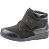 Klettschuh WALDLÄUFER "Mimi", Damen, Gr. 8,5 (42,5), schwarz, Nappaleder, Nubukleder, Lackleder, sportlich, Schuhe, in M-Weite