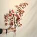 wofedyo Artificial Cherry Peach Blossom Silk Flower Home Wedding Party Floral Decor Flowers Fall Decor Room Decor C 45*11*6