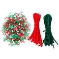 1060Pcs Christmas Pony Beads Kit Plastic Beads for Christmas Bracelet Necklace