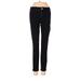 White House Black Market Jeans - Mid/Reg Rise Skinny Leg Boyfriend: Black Bottoms - Women's Size 00 - Black Wash