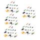 SAFIGLE 5 Sets 16pcs Insect Model Toy Kidcraft Playset Toy's for Kids Kid Toys Mini Toy Kids Toy Insect Toys Toy for Kids Toys for Kids Educational Toy Kids Child Grasshopper Large Pvc