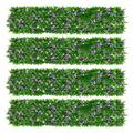Artificial Ivy Fence Screening, 78.74x27.55" Artificial Garden Screening Fence Privacy Hedge Screen Expanding Leaf Trellis, Expandable Faux Privacy Fence for Garden, Balcony, Outdoor, Panels Tacery