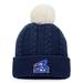 Women's Fanatics Branded Navy Chicago White Sox Cable Cuffed Knit Hat with Pom