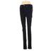 Rag & Bone/JEAN Jeggings - High Rise Skinny Leg Boyfriend: Black Bottoms - Women's Size 24 - Black Wash