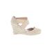 Charles by Charles David Wedges: Tan Solid Shoes - Women's Size 9 1/2 - Round Toe