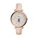 Women's Fossil Gold Minnesota Twins Jacqueline Blush Leather Watch