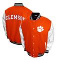 Men's Franchise Club Orange Clemson Tigers Graduate Full-Snap Jacket