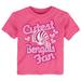 Girls Infant Pink Cincinnati Bengals Cutest Fan Hearts T-Shirt