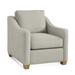 Armchair - Braxton Culler Oliver 33" Wide Armchair Fabric in Gray/Brown | 37 H x 33 W x 39 D in | Wayfair 731-001/0317-85/HONEY