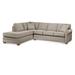 Gray/White/Brown Sectional - Braxton Culler Bedford 117" Wide Right Hand Facing Sofa & Chaise Polyester/Cotton/Other Performance Fabrics | Wayfair