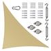 Royal Shade Colourtree Triangle Sun Shade Sail w/ Hardware Kit Pack, Stainless Steel in Brown | 20 ft. x 20 ft. x 20 ft | Wayfair TAPT20-17-kit