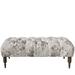 Darby Home Co Lindsay Tufted Linen Bench Solid + Manufactured Wood/Wood/Upholstered/Cotton in Gray | Wayfair 5A6D8673EA954398863FFD4A9815179A