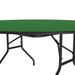 Correll, Inc. Circular Portable Folding Table Wood in Green | 29" H x 48" L x 48" D | Wayfair CF48PX-39