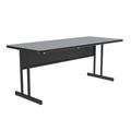 Correll, Inc. Computer Desk Wood/Metal in Brown/Gray | 29" H x 60" W x 30" D | Wayfair WS3060-06