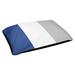 East Urban Home Arizona Tempe Stripes Pillow Metal in Gray/Blue/White | Extra Large (50" W x 40" D x 17" H) | Wayfair