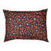 East Urban Home Seattle Throwback Football Outdoor Dog Pillow Metal in Orange/Blue/White | Large (30" W x 40" D x 5" H) | Wayfair