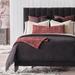 Eastern Accents Bishop Bedding Set Flannel/Cotton in Black/Blue/Navy | Cal. King Duvet Cover + 5 Shams + 1 Throw Pillow | Wayfair 7HQ-BDC-474