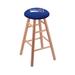 Holland Bar Stool NHL 30" Bar Stool Wood/Plastic/Acrylic in Brown | Counter Stool (24" Seat Height) | Wayfair RC24MSNatNYRang