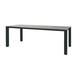 OASIQ Machar Dining Table in Gray/Black | 29.5 H x 78.75 W x 39.38 D in | Outdoor Dining | Wayfair 6001130111200