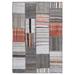 Gray 63" x 91" L Area Rug - Rug N Carpet Teselya Grey Patchwork Wool Handmade Area Rug 91.0 x 63.0 x 0.4 in Wool/Cotton | 63" W X 91" L | Wayfair