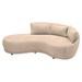 Seasonal Living Fizz 96" Wide Patio Sofa Wood in Brown | 31 H x 96 W x 59 D in | Wayfair 105FT001P2-SWB-RAF_105FZ-V2-1100001