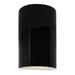 AllModern Nomad 1 - Light LED Dimmable Flush Mounted Sconce Ceramic in Black | 12.5" H x 7.75" W x 4" D | Wayfair CE484897BD7B4401B7E3DBB471950854