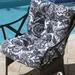 Vera Bradley Outdoor Seat/Back Cushion Polyester in Gray/Black | Wayfair 62-247-015501-PL