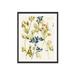 Joss & Main Blush Buds II by Jennifer Goldberger - Picture Frame Painting Paper in Gray/Green/White | 24"H x 36"W | Wayfair