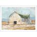 Whitewashed Barn IV by Ethan Harper - Picture Frame Painting Paper in Blue/Brown/Green Laurel Foundry Modern Farmhouse® | 12"H x 8"W | Wayfair