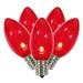 The Holiday Aisle® Plastic Light Bulb in Red | Wayfair D21A8BE8D636425DBCC2182551773076