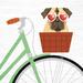 Trinx Beach Bums Pug Bicycle I Canvas in White | 36 H x 36 W x 1.25 D in | Wayfair BB16FBF1BF1846DE91AADA1DE3CEC546