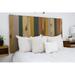 Millwood Pines Gendry Solid Wood Panel Headboard Leans on Walls Wood in White/Brown | 58 H in | Wayfair 045280926E724CF097B0D81F7878DF82