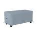 Latitude Run® Heavy-Duty Waterproof Rectangle Ottoman Deck Box Cover, Outdoor Square Storage Box Bench Cover in Gray | Wayfair