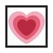 Red Barrel Studio® Hearts - Picture Frame Illustration Paper in Pink/Red | 16 H x 16 W x 1 D in | Wayfair 146564CE77054B39865FE4EDCA706764