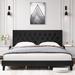 Winston Porter Lakeda Bed Upholstered/Metal | 45.6 H x 84.2 D in | Wayfair 404E383009E64C8895A8C7A0357D54FF