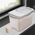 Prep & Savour Dejaneira Large Food Food Storage Container w/ Lid & Timer Plastic in White | 8.86 H x 13.4 W x 10 D in | Wayfair