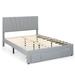 Latitude Run® Lametrice 48.5" Platform Bed Metal in Gray | 48.5 H x 60.5 W x 84.5 D in | Wayfair A56DE9FC5AD44AC6847D8CDCA01619C8