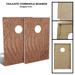 Slick Woody's Cornhole Co Slick Woody"s 36 Tailgate Wood Cornhole Board Set w/ 8 Bags in Walnut Solid Wood in Brown | 3 H x 27 W x 36 D in | Wayfair