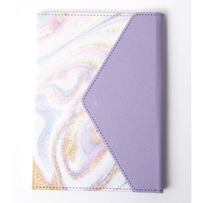 Journal: Foldover Purple Marble